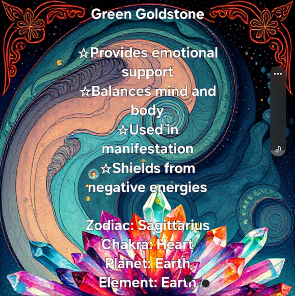 Green Goldstone Bracelet (8mm, Size 6.75) - Picture 6 of 6